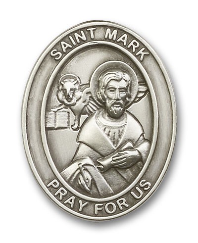 St. Mark Visor Clip - Antique Silver