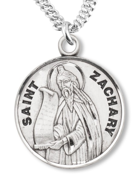 St. Zachary Medal - Sterling Silver