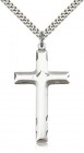 Etched Cross Pendant