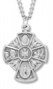 5 Way Cross with Holy Spirit Center [HM0740]