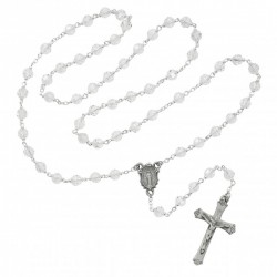 Clear Crystal Rosary [MVRB1152]