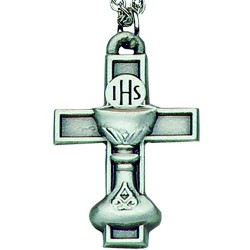 Communion Cross and Chalice Pendant [TCG0383]