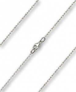 Dainty Rope Chain w. Clasp Multiple Lengths Metals [BLCH0004]