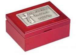 Deacon's Keepsake Box With Cross and Prayer [TCG0065]