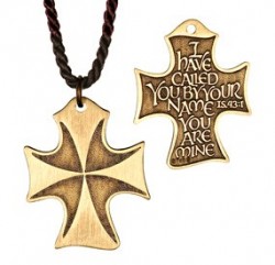 I Have Called You By Name Bronze Cross Pendant [TCG0309]