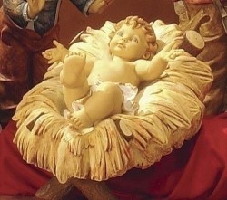 Infant Jesus with Cradle Nativity Set - 50“ [RM0194]