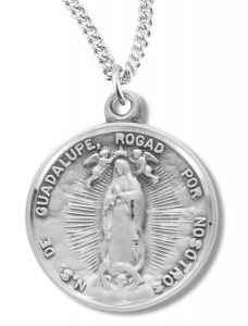 Our Lady of Guadalupe Medal Sterling Silver [REM2085]