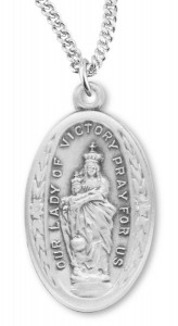 Our Lady of Victory Medal Sterling Silver [REM2098]