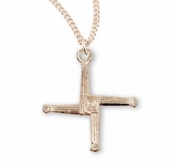 St. Brigid Gold Plated Cross Pendant [HMCR1017]