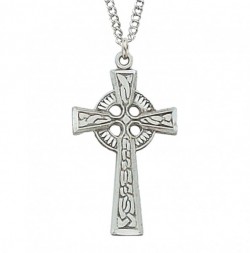 Women's Narrow Celtic Cross Sterling Silver [MVM1100]