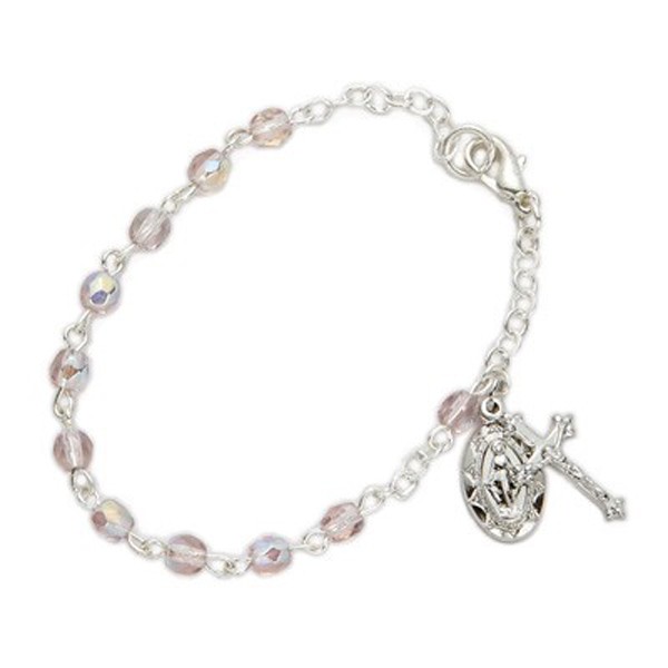 Baby Birthstone Rosary Bracelets - Alexandrite