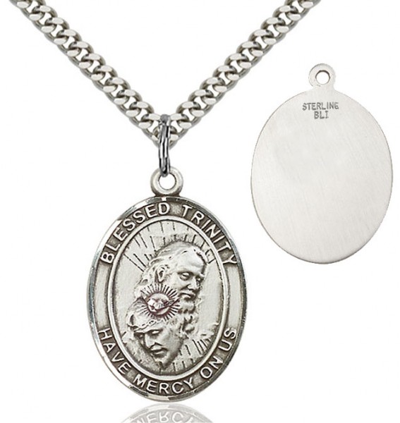 Blessed Trinity Medal - Sterling Silver