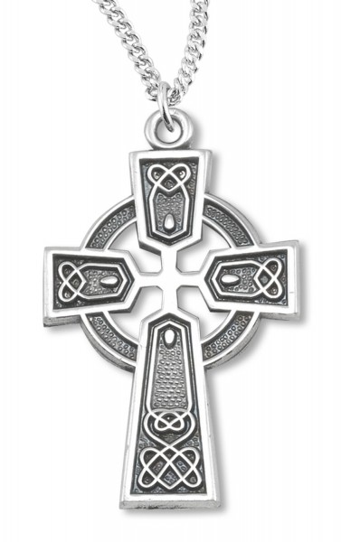 Celtic Cross Sterling Silver - Sterling Silver