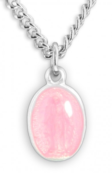 Child Pink Miraculous Pendant - Pink | Silver