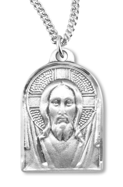 Christ Medal Sterling Silver - Sterling Silver