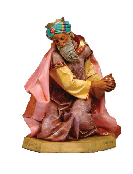 King Gasper Figure for 27 inch Nativity Set - Multi-Color