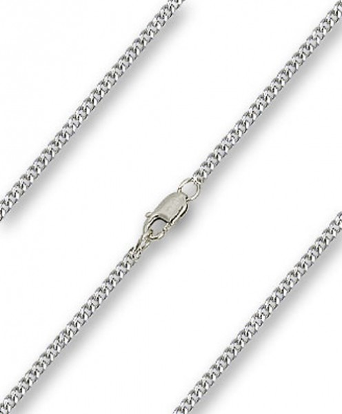 Men's Heavy Curb Chain with Clasp - Sterling Silver