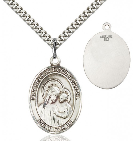 Our Lady of Good Counsel Medal - Sterling Silver