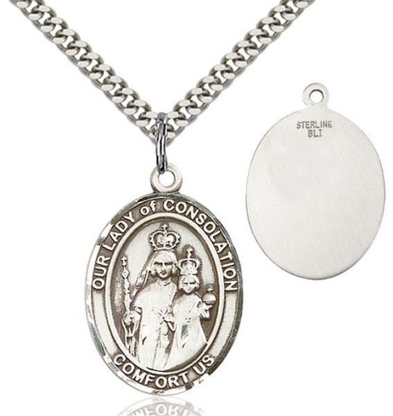 Our Lady of Grace of Consolation Medal - Sterling Silver