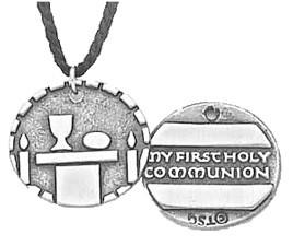 My First Holy Communion Pendant - Silver