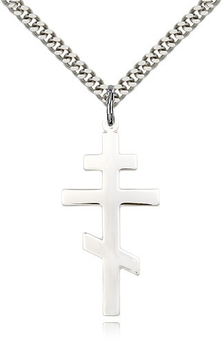 Cross of Saint Andrew Pendant - Sterling Silver