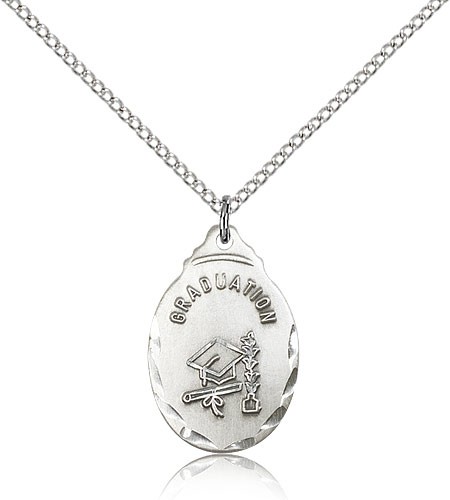 Women's Graduation Necklace - Sterling Silver