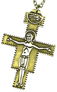 San Damiano Cross - Large - Gold