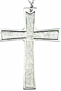 Pewter Pectoral Cross - Silver