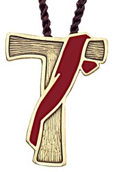Tau Deacon Cross Pendant - Bronze