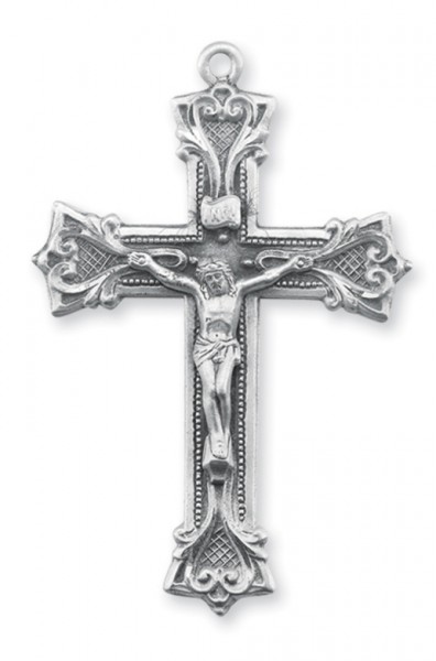 Sterling Silver Rosary Crucifix - Sterling Silver