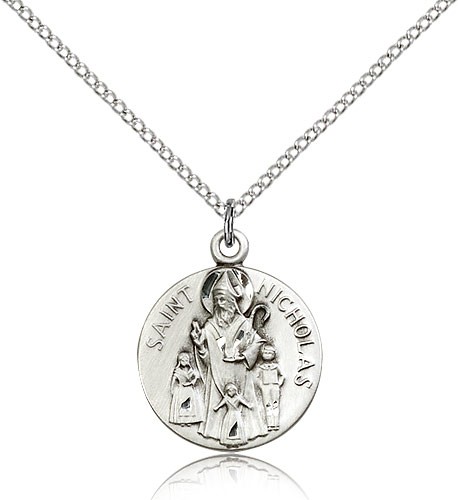 Women's St. Nicholas Medal - Sterling Silver