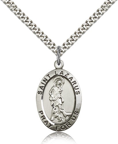 Men's St. Lazarus Medal - Sterling Silver