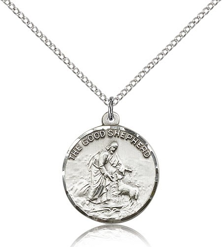 Good Shepherd Medal - Sterling Silver