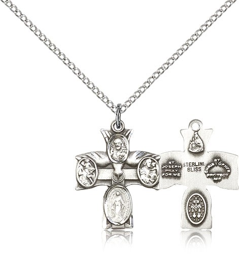 Women's Four-Way Medal - Sterling Silver
