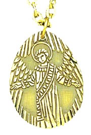 Guardian Angel Pendant - Gold