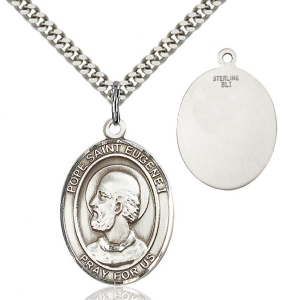 Pope Eugene I Medal - Sterling Silver