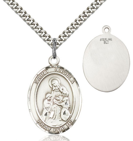 St. Angela Merici Medal - Sterling Silver