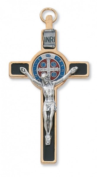 St. Benedict Crucifix, 3 inches - Black
