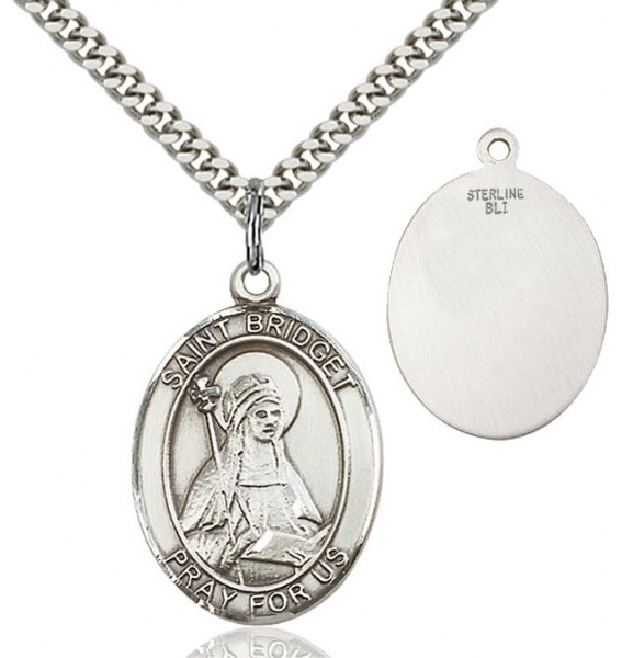 St. Bridget of Sweden Medal - Sterling Silver