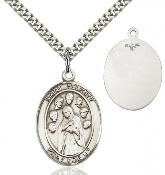 St. Felicity Medal - Sterling Silver