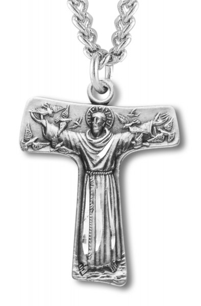 St. Francis Medal Sterling Silver - Sterling Silver