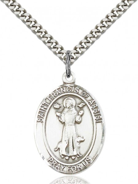 St. Francis of Assisi Medal - Pewter