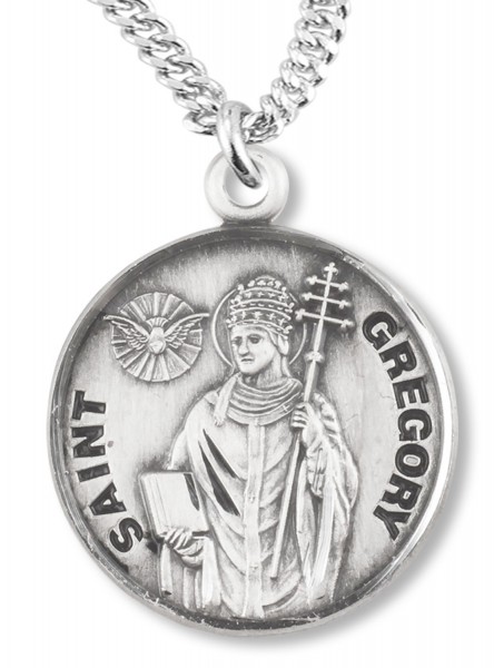 St. Gregory Medal - Sterling Silver