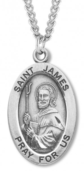 St. James Medal Sterling Silver - Sterling Silver