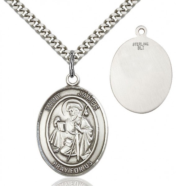 St. James the Greater Medal - Sterling Silver
