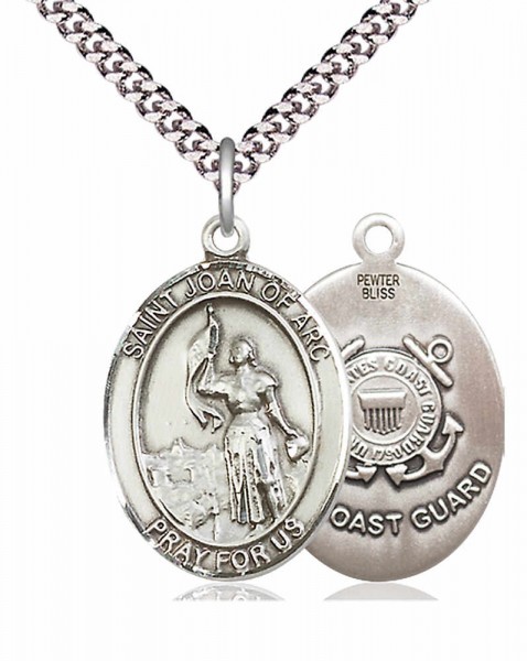 St. Joan of Arc Coast Guard Medal - Pewter