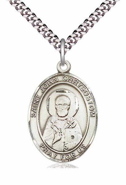 St. John Chrysostom Medal - Pewter