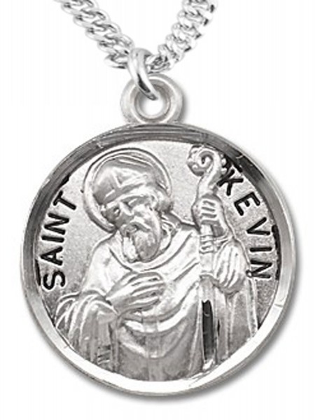 St. Kevin Medal - Sterling Silver