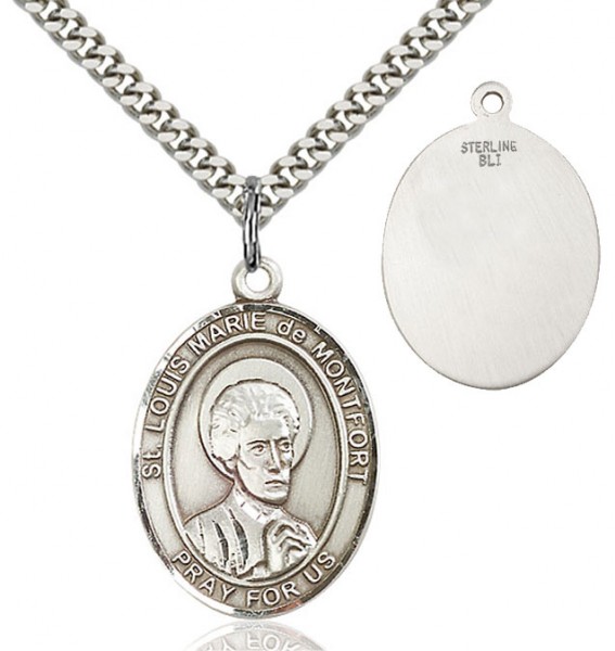 St. Louis Marie de Montfort Medal - Sterling Silver