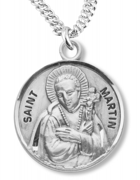 St. Martin Medal - Sterling Silver